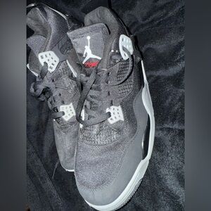 Jordan Black and Gray Sneakers